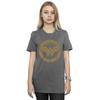 DC Comics Womens/Ladies Wonder Woman Shield Cotton Boyfriend T-Shirt