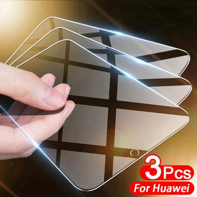 3 шт. закаленное стекло для Huawei P Smart 2019 P Smart ZS 2021 Защитная пленка для экрана для Huawei P30 Lite P20 Pro P40 Lite P50 Pro Стекло