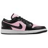 Jordan Air Jordan 1 Дышащие Низкие Винтажные Баскетбольные Кроссовки Женские Черно-Розовые IO3394-663