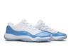 Детские кроссовки Jordan 11 Retro Low University Blue (GS) Белый/Университетский синий