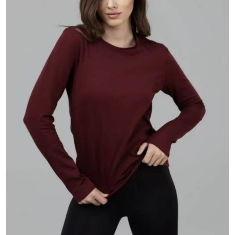 Hot Girl Slim Fit Short Base Long Sleeved T-shirt for Women, Ins Sexy and Revealing Figure, Long Sleeved Base Top for Women