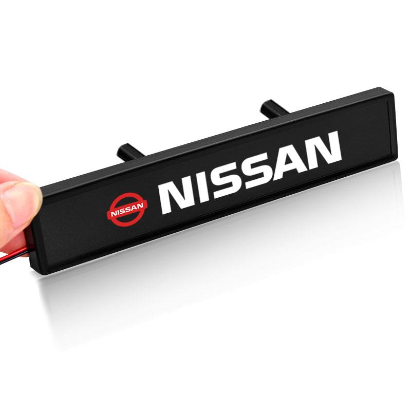 1 шт. Автомобильная светодиодная решетка радиатора с эмблемой AMG, декоративный свет, стайлинг для Nissan Nismo Qashqai X J10 J11 Trail Tiida Juke Teana Pulsar Altima