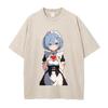 Аниме Re ZERO Начинаем жизнь с нуля в другом мире Рем Милая Графическая Футболка Мужская Женская Футболка Стиранный Хлопок Футболка Харадзюку Унисекс Футболка