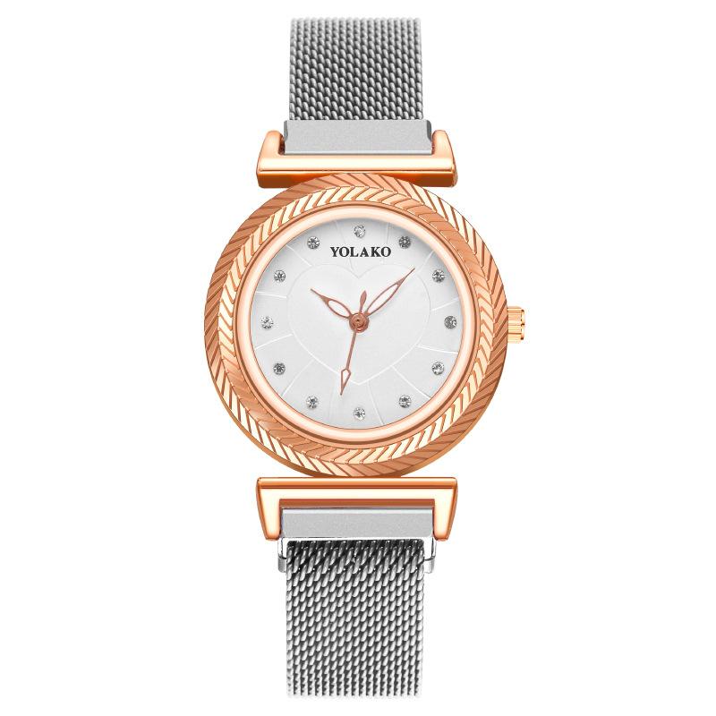 Обработка на заказ бриллиантовая инкрустация женские часы женские часы Milan с железным магнитом кварцевые часы магнит