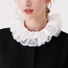 Fake Collar Round-Neck Sweatshirts Tops False Collar Lace Closure Halloween Masquerade Shirt Neckline Enhancer
