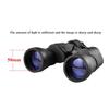 Бинокль 20x50 Высококачественный оптический стеклянный бинокулярный телескоп HD с низкой освещенностью и ночным видением для занятий спортом на открытом воздухе