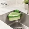 Water Drainage Sink Basket Kitchen Drain Basket, Corner Food Scrap Collector, Waste Durable Easy-Clean Utility for Fruits Vegetables Trap