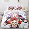 Game Genshin Impact Amber Gorou Hu Tao Costume Duvet Cover Cartoon Bedding Sets Bed Set Quilt Comforter Covers Home Textiles