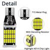 2X 921 912 W16W T15 30/45SMD чипсеты светодиодные Canbus безошибочные лампы для резервных фонарей заднего хода 1000 люмен 6000k ксенон белый