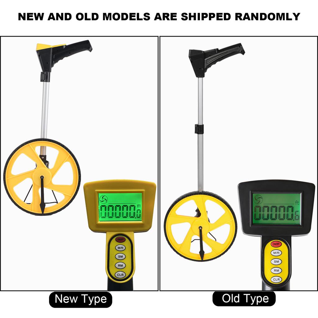 Digital Distance Measuring Wheel Measure Surveyors Builders Road Land Distance Measuring Wheel Foldable Distance Measuring Wheel
