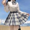 Authentic Japanese JK School Uniform Set - Gentle Cut Sailor Suit with Pleated Skirt
