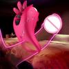 Wtoyu Vibrating Penis Ring Tongue Licking Vibrator for Couple Clitoris Stimulator Cock Ring Adult