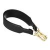 PU Leather Purse Handle Replacement Short Strap Clutch Bag Handle with Clasp for Crossbody and Black Gold Buckle Handbags, Wallets, Briefcases,