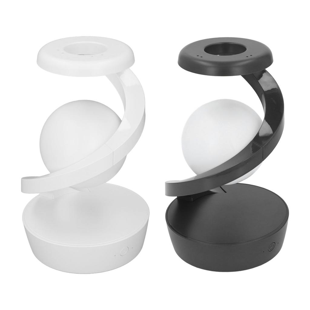 Modern Spiral Bedside Lamp Innovative 3D Visual Levitation Ball LED Table Lamp for Bedroom Living Ro