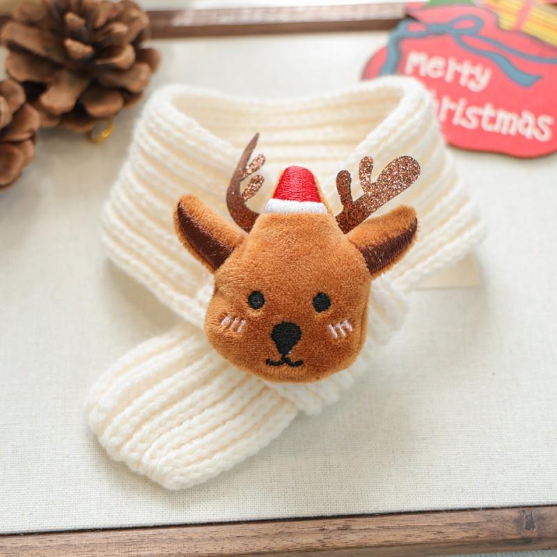 Pet Dog Cat Small Breed Puppy Fashionable Cute Christmas Scarf Winter Holiday Season