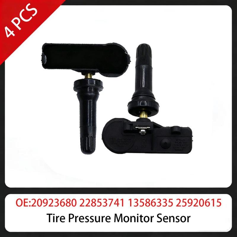 4 PCS Tire Pressure Monitor Sensor 20923680 22853741 13586335 25920615 315MHz For Buick Cadillac Chevrolet GMC Pontiac Saturn