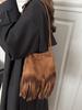 Suede Tassel Women's Crossbody Bag – Trendy, High-End & Versatile Shoulder Bag
