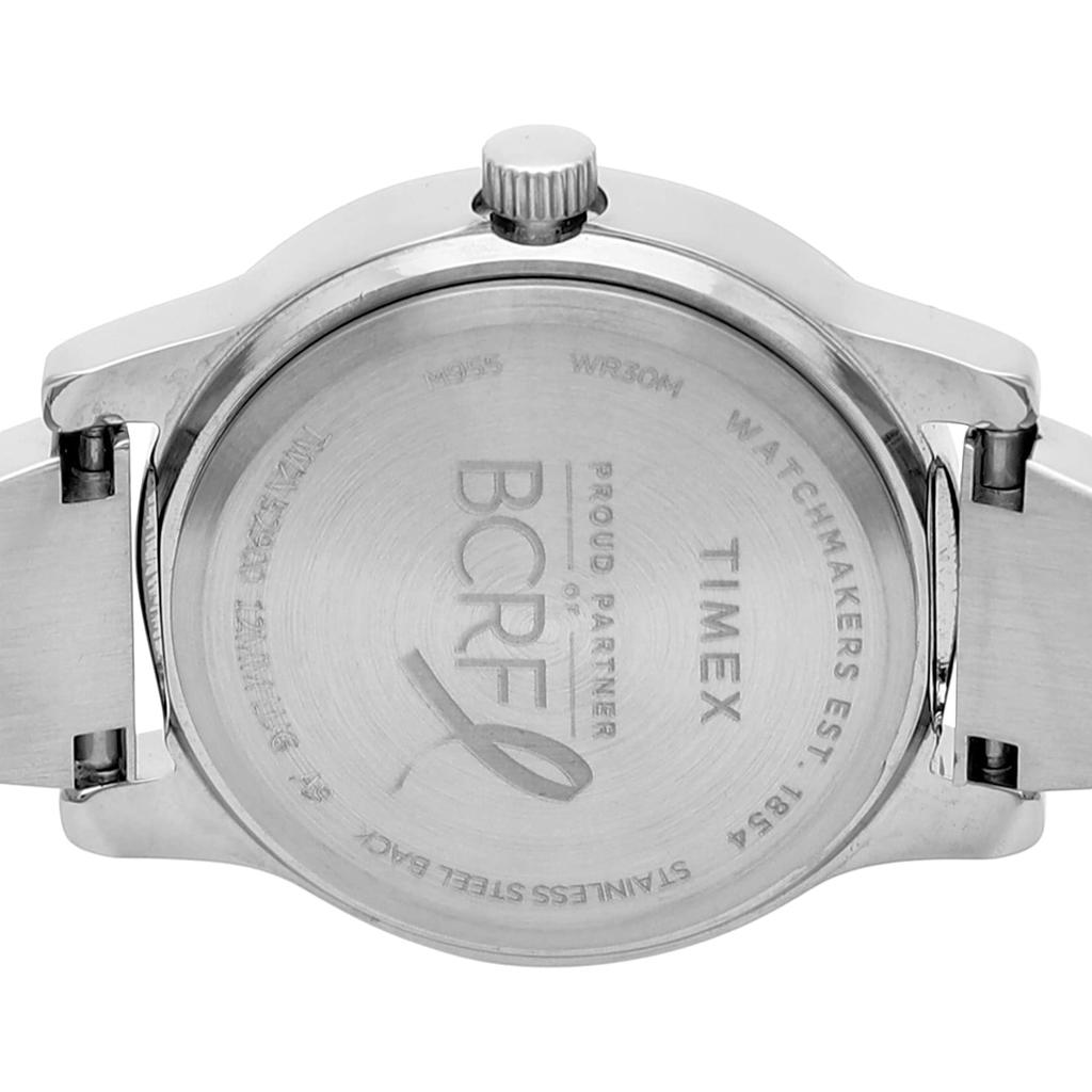 Часы TIMEX Main Street, Кварцевый механизм, Водонепроницаемость 3 АТМ, Минеральное стекло, Белый перламутровый циферблат, TW2V52900, Женские [Оригинал]