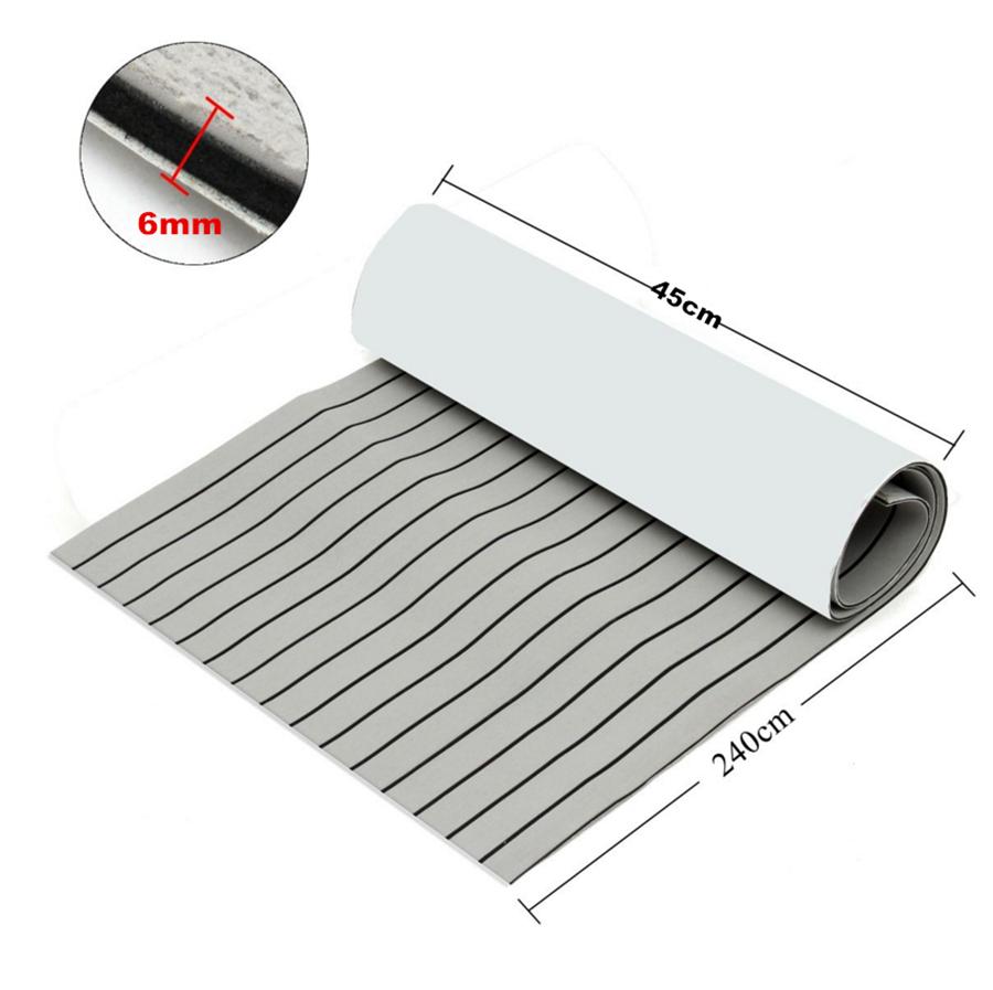 17.7"x94.5" EVA Teak Marine Decking 0.24" Self-Adhesive