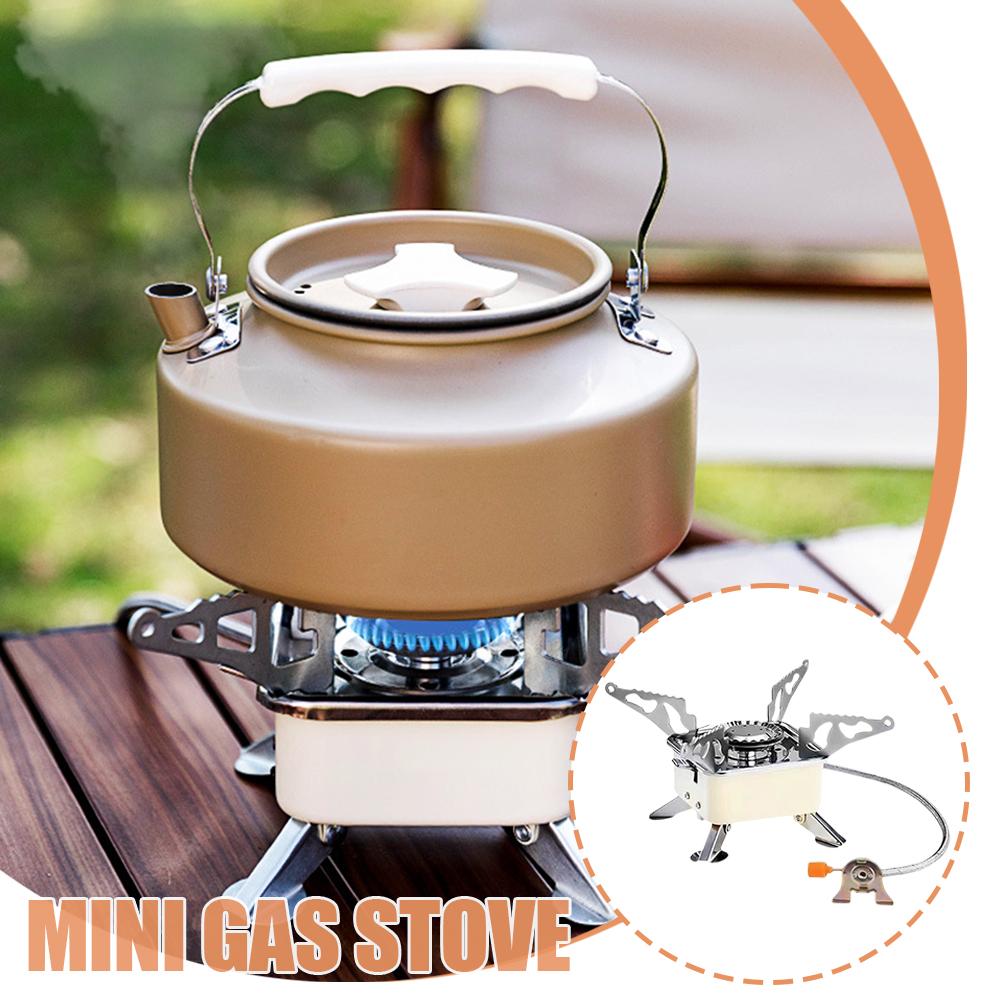 Camping Gas Stove Mini Big Power Heater Gas Stove Cookware Tourist Outdoor Cooker Cookware Port K6M3