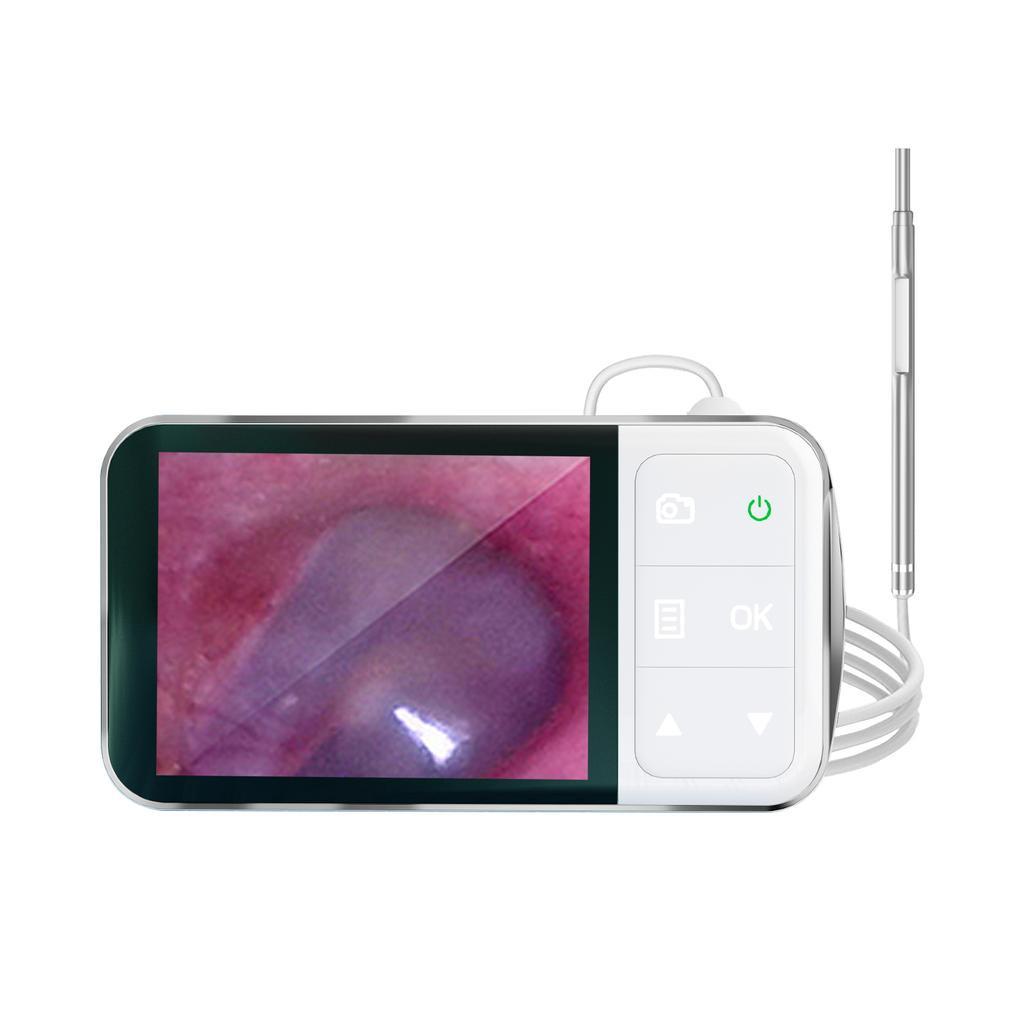 4.5 Inch LCD Digital Otoscope Endoscope 3.9mm 1080P Ear Scope Camera with 6 Lights Ear Wax Removal