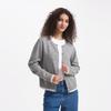 Gap Women's Ribbed Knit Wool Cardigan with Spliced Hem