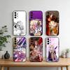 Чехол для телефона Sleepy Demon C-Castle для Samsung S25, S24, S21, S22, S23, S30, Ultra, S20, Plus, Fe, Note, 10, 9, 5G Черный
