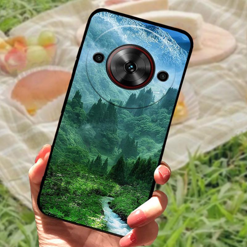 Чехол-бампер для ZTE Nubia Focus 5G, силиконовый, мягкий, с рисунком мрамора, черный, защитный