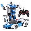 (H0826)1:18 Electric Remote Control Car1 Button Remote Control Deformable Vehicle Robot