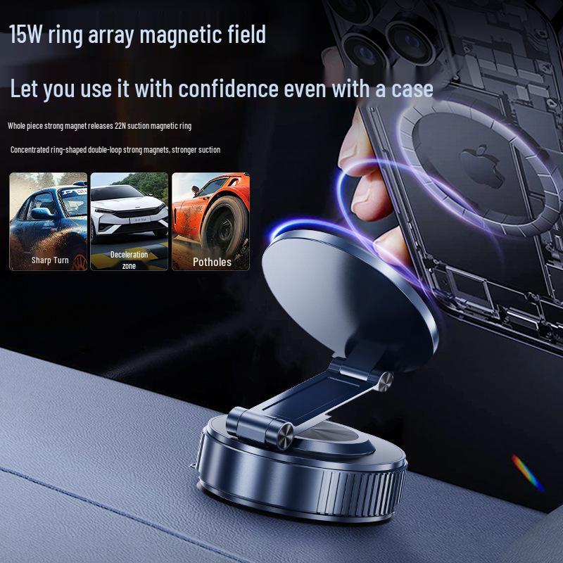 K19 Rotating Magnetic Car Phone Holder with Strong N52 Suction Cup