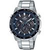 EDIFICE EQW-T650DB-1AJF [EDIFICE Radio Wave Solar Watch Racing Chronograph Stainless Band Thin MID Silver]