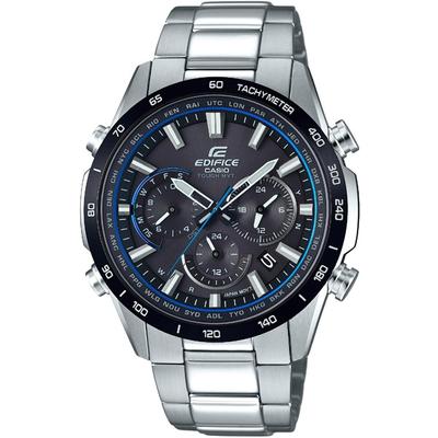 EDIFICE EQW-T650DB-1AJF [Часы EDIFICE Radio Wave Solar Racing Chronograph Stainless Band Thin MID Silver]