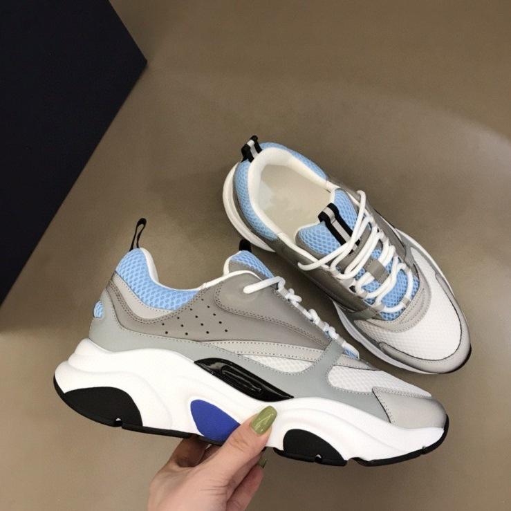 European Station B22 Sports Shoes Fashionable Comfortable Lightweight Casual Shoes Thick Soled Night Light Dad Shoes Running Shoes Fashionable Trend