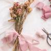 3 рулона 5 м шифоновой ленты для DIY-поделок, легкая шифоновая шелковая лента с бахромой, многофункциональная, ручной работы, пушистая шифоновая лента