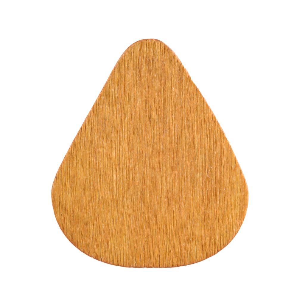 Guitar Shape Wooden Pick Box Lightweight Pick Box Storage Cases with Guitar Pick Stand Musical Instrument Accessory