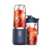 Portable Electric Juice Cup Wireless Mini Fruit Blender USB Charging 6 Blade Fruit Mixers 400ml Cup Kitchen Juice Maker Machine