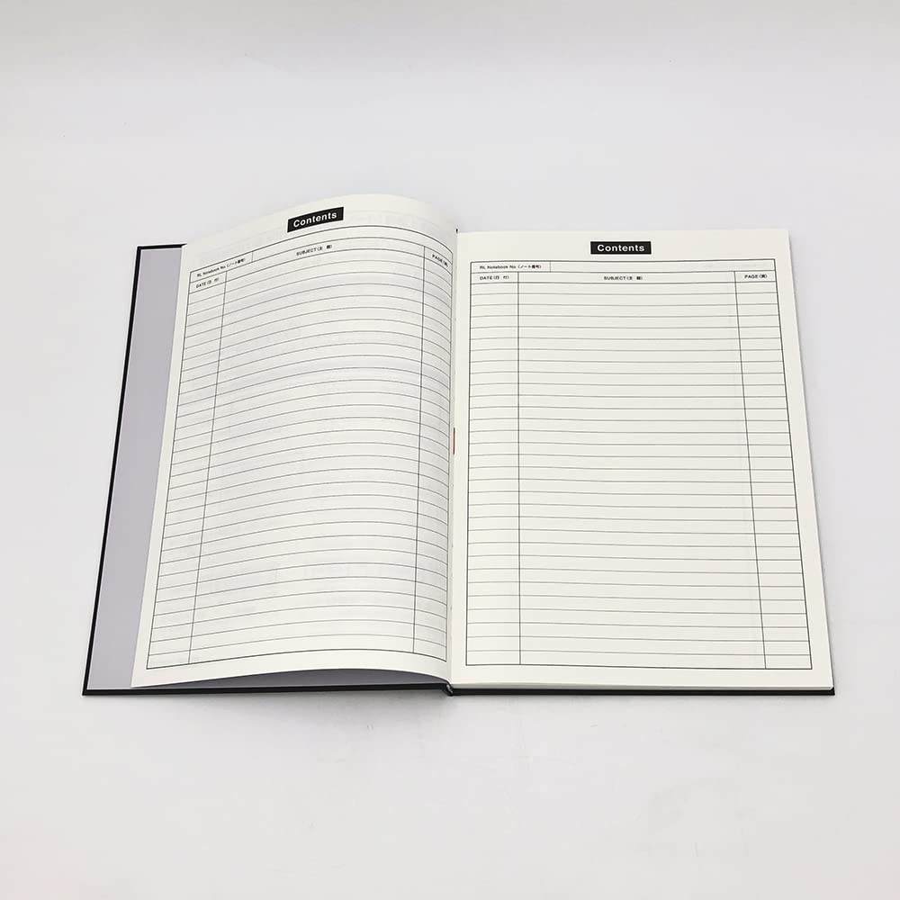 KOKUYO Notebook for Research Records, Research Lab Note, Hard Cover, A4, 80 Sheets, No-LB208HS