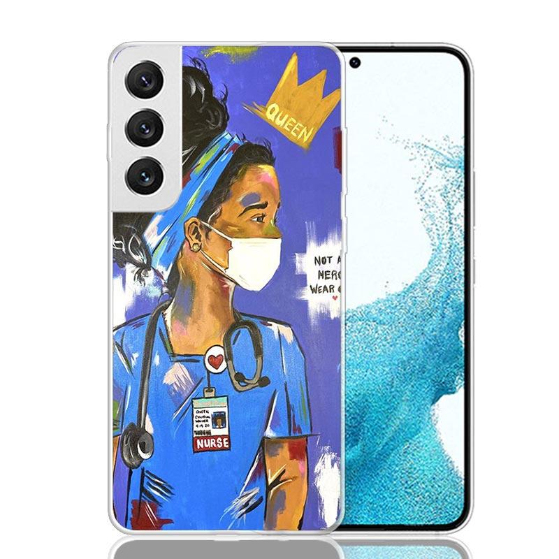 Medicine Nurse Doctor Phone Case For Samsung Galaxy S25 S24 S23 S22 S21 FE S20 Ultra S10 Plus Art Customized Coque Capa S24 S23