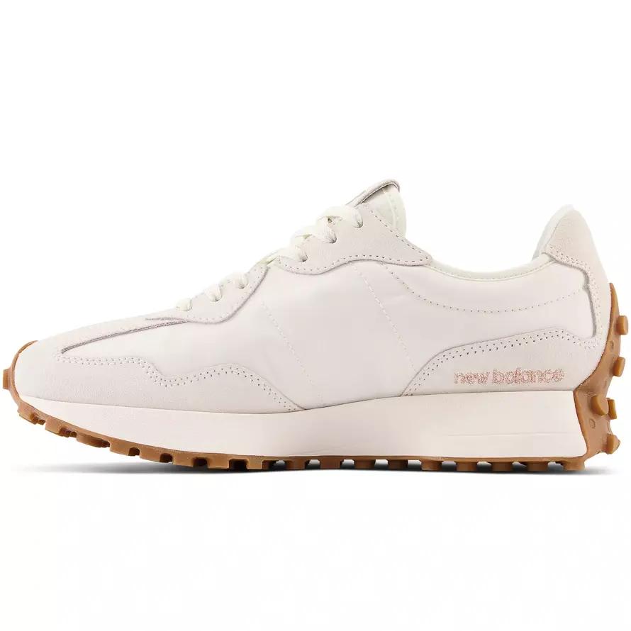 Sneakersy damskie New Balance 327 buty sportowe skórzane beżowe (WS327PJ)
