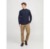 Jack & Jones Summer Half Placket Linen рубашка с длинным рукавом