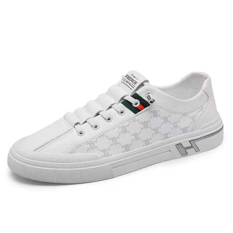 Мужская обувь на осень новая белая обувь мужская модная легкая с мягкой подошвой повседневная обувь модная и плоская мужская обувь для скейтборда