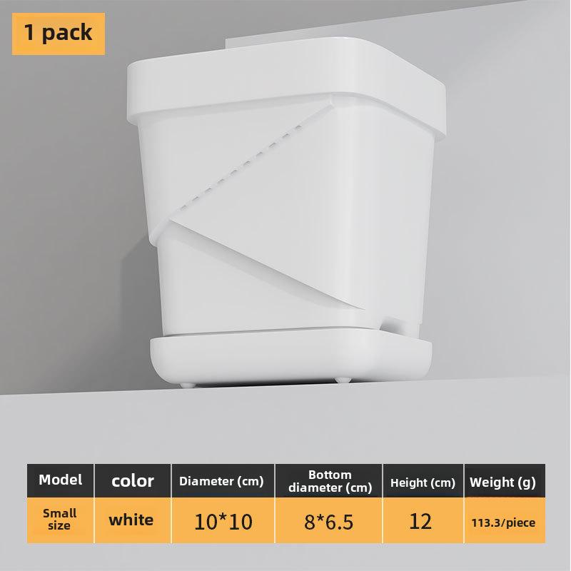 Прочные дышащие пластиковые квадратные цветочные горшки для дома и офиса