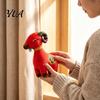 Plush Sheep Toy Chinese New Year Goat Ornaments, Zodiac of Stuffed Lunar Gift Dolls, Embroidery Hanging Decor for Spring Festival, Party Decoration