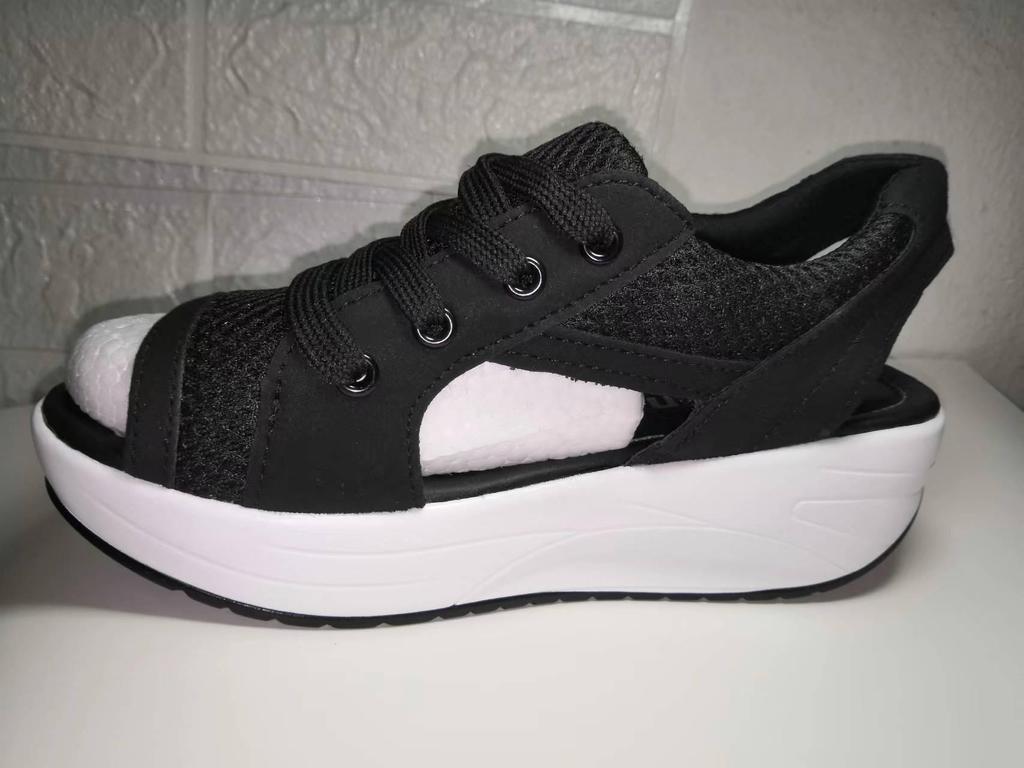 2018 Women's Breathable Wedge Platform Sandals - Mesh, Thick Sole, Comfortable Sport Casual