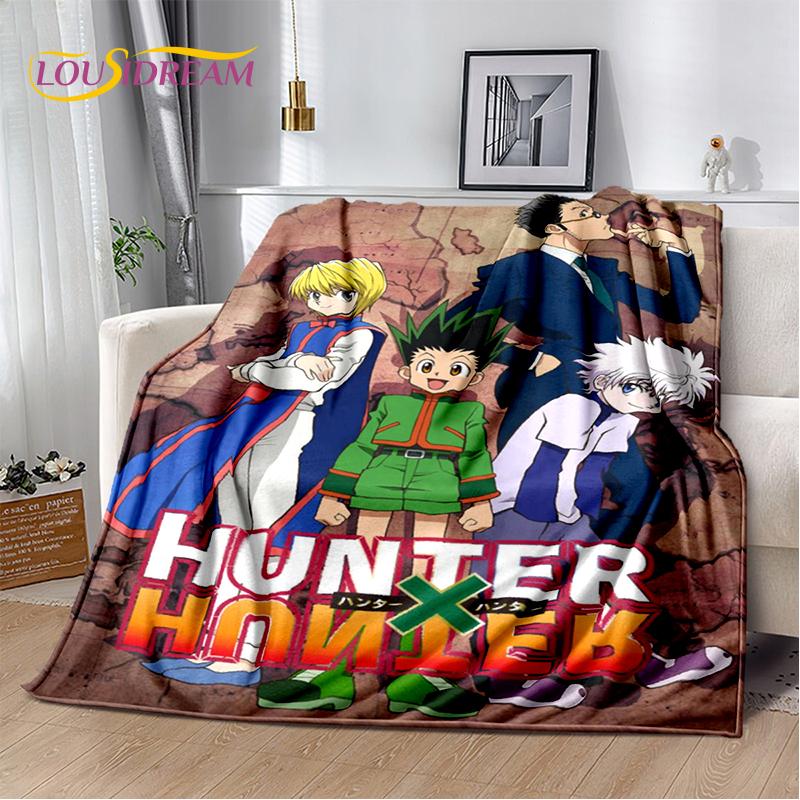 HxH Аниме Hunter×Hunter Мультфильм Мягкое Фланелевое Одеяло для Кроватей Спальни Дивана Пикника, Плед для Покрытия Наружного Отдыха Дневного Сна