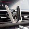 Автомобильный держатель для телефона с алмазным зажимом на вентиляционное отверстие автомобиля, подставка для мобильного телефона в автомобильном кронштейне, аксессуары для интерьера