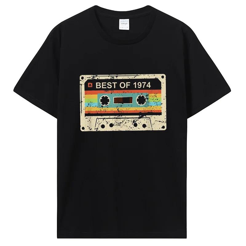 50 Years Old Vintage 1974 50th Birthday Men Women T-Shirt Wife Husband B-Day Presents Sayings Quote Graphic Tee Tops