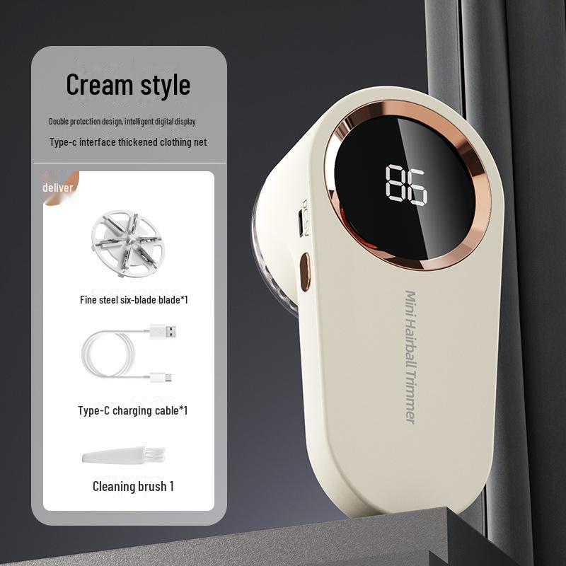 Бритва для ткани с цифровым дисплеем: Эффективно удаляет комки волос со свитеров и одежды