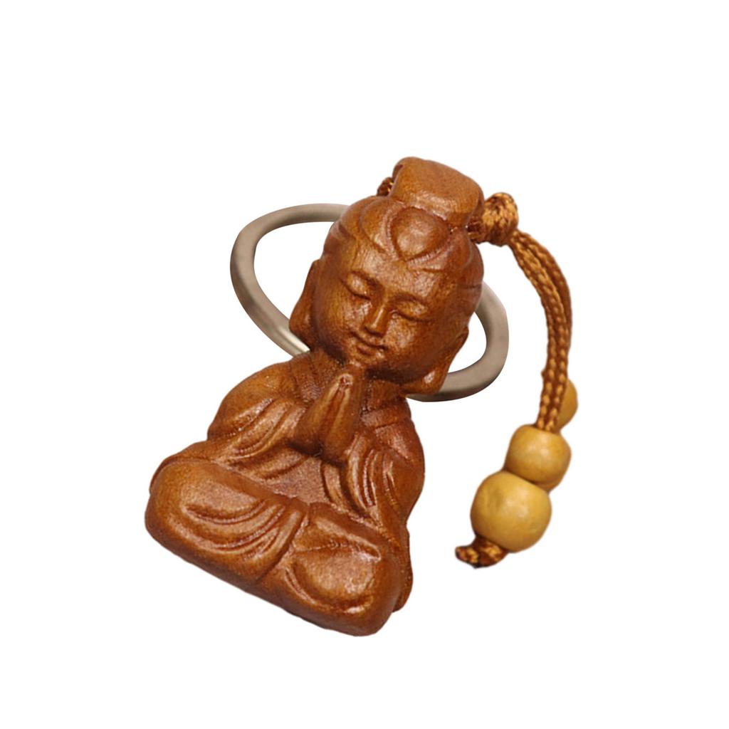 Фэн-шуй Персиковое дерево Будда Подвеска Брелок Брелок Статуя Будды Прочный Долговечный Символизирует Благоприятность