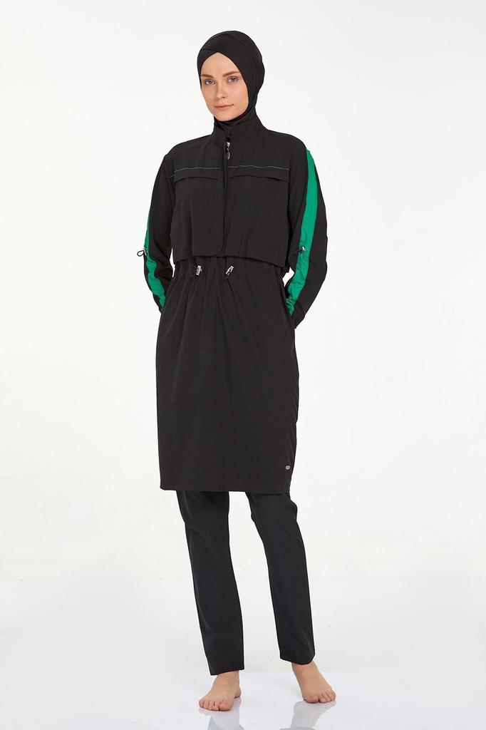 Женский Мусульманский Скромный Исламский Полный Чехол Буркини Пляжный Купальный Костюм Купальники Хиджаб Пляжная Одежда Купальник 